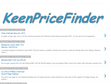 Tablet Screenshot of blog.keenpricefinder.com